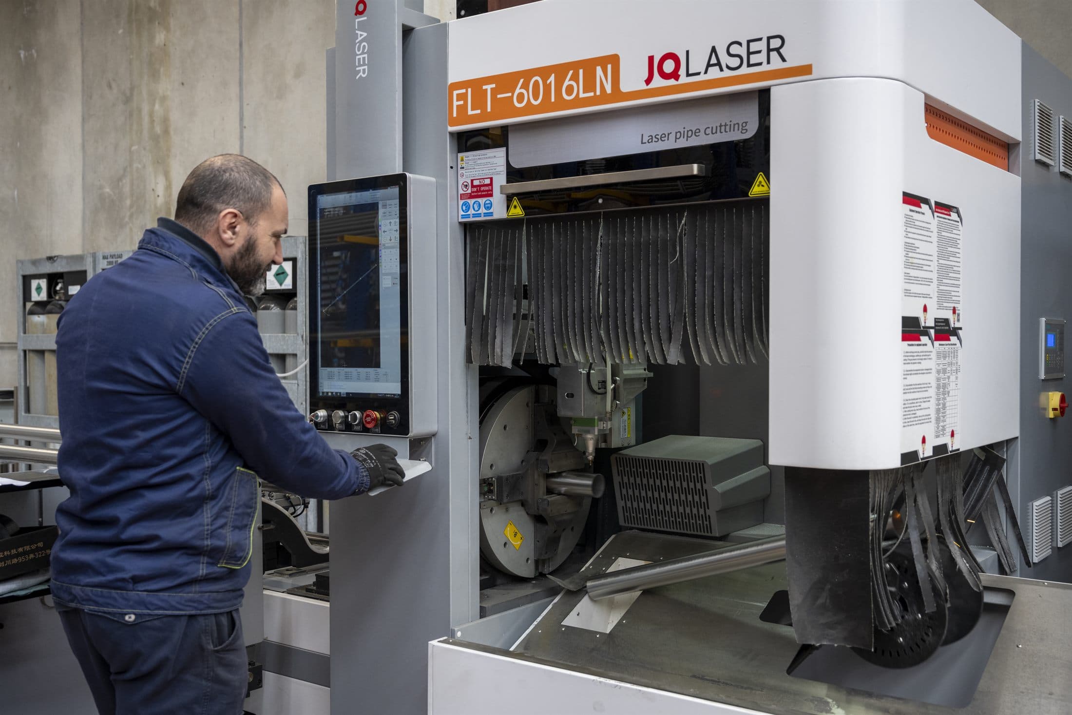 Laser tube cutting process