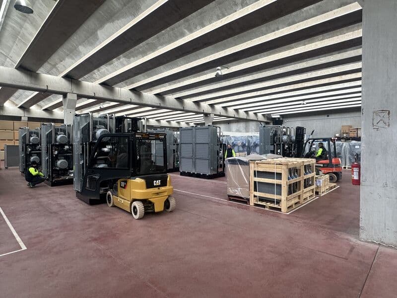 Radiator stock in warehouse