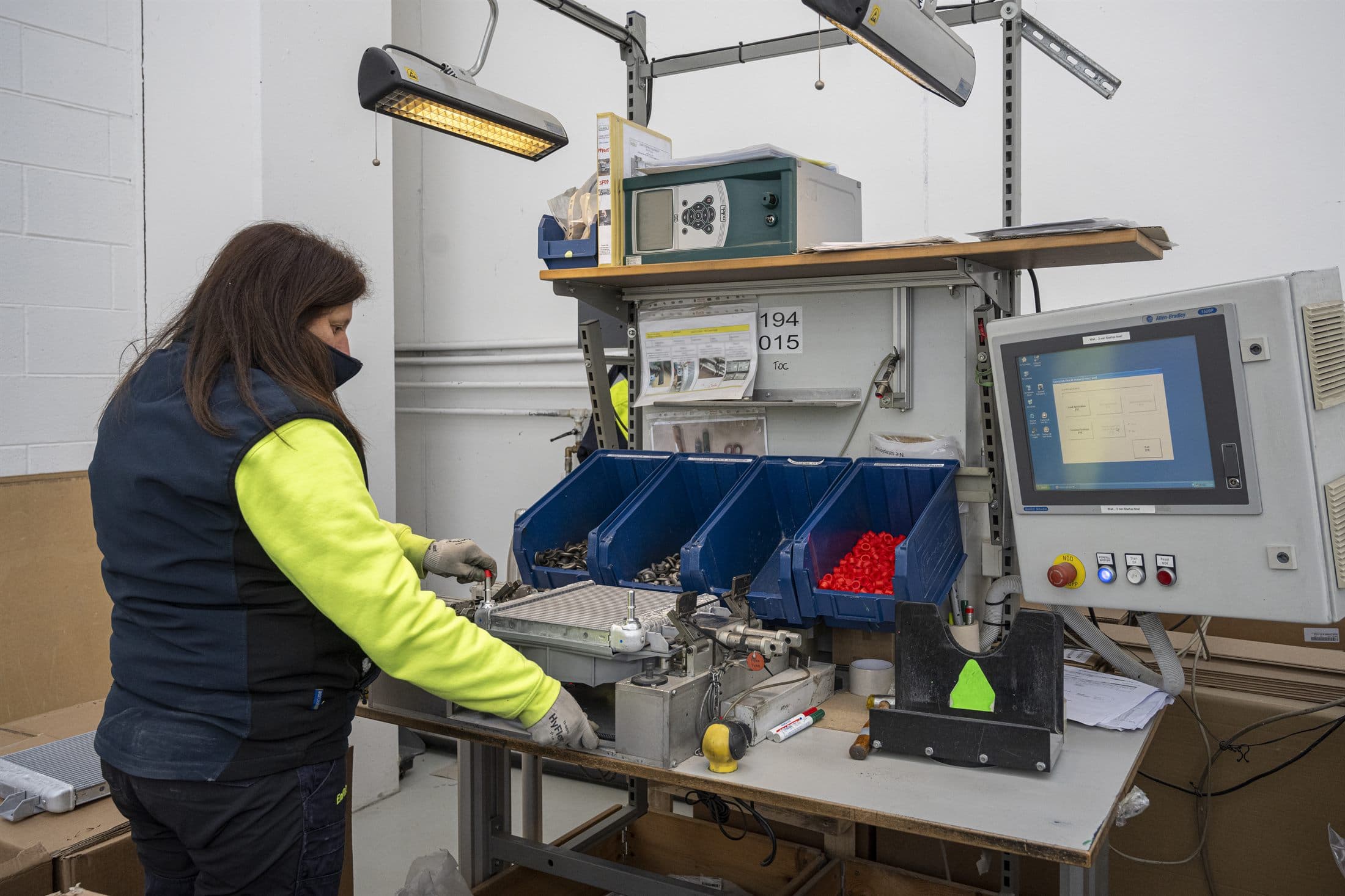 Factory assembly operation