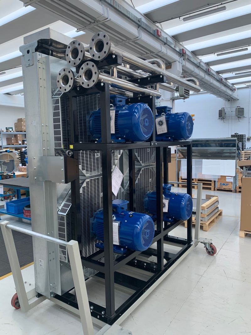 MTU remote installation radiator